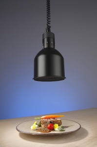 Lampa de incalzire Hendi infrarosu reglabila pe inaltime aluminiu negru - Img 4