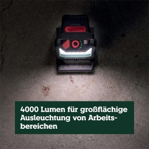 Lampa de lucru Metabo BSA 18 LED 4000, 18 V, 4000 Lumen, IP54 - Img 7