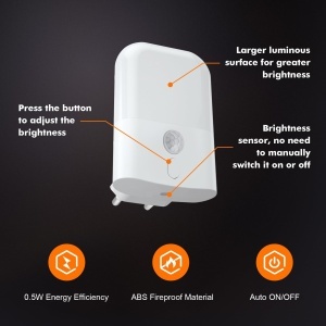 Lampa de noapte cu senzor de miscare GRIFEMA, 10 lm, 2700 K - Img 6