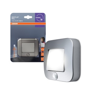 Lampa de Noapte Osram NIGHTLUX, Argintie, IP54, cu Senor de Miscare - Img 5
