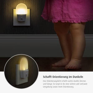 Lampa de Noapte Reer NightGuide, Alb, cu Intrerupator, LED 0.5W - Img 2