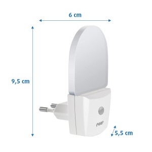 Lampa de Noapte Reer NightGuide cu Senzor de Amurg, LED, Alb - Img 7