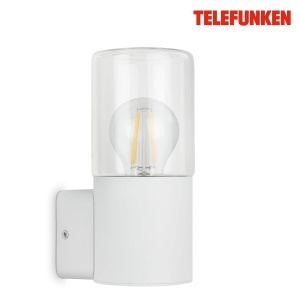 Lampa de perete exterior TELEFUNKEN IP44, E27 max. 12W, alba - Img 3