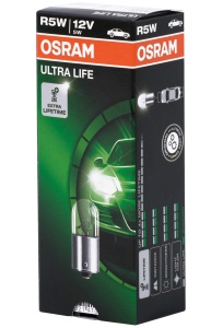 Lampa de semnalizare Osram ULTRA LIFE R5W, 12V, 5W, 10 bucati - Img 2