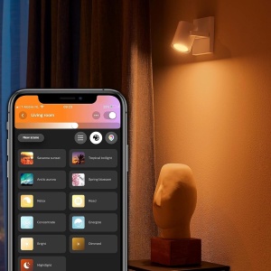 Lampa de tavan Philips Hue Argenta cu 1 Spot, 1050 lm, dimabila, alba - Img 3