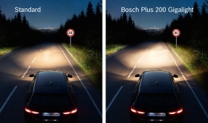 Lampa Halogen H7 BOSCH Plus 200 Gigalight, 55W, 200 mai luminoasa - Img 5
