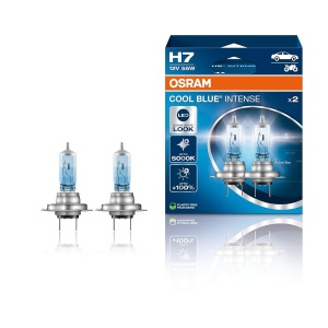 Lampa Halogen H7 OSRAM COOL BLUE INTENSE, 12V 55W, 5000K, 100 luminozitate