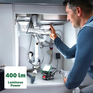 Lampa LED Bosch EasySpotLight 18V-400 3 trepte luminozitate functie Powerbank USB-C - Img 8