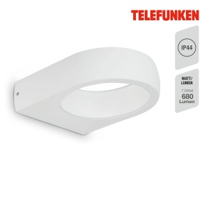 Lampa LED de exterior TELEFUNKEN, IP44, 7.5W, 680 Lumen, Alb - Img 2