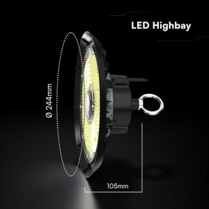 Lampa LED de inalta performanta V-TAC UFO 100W, 13500 lm, IP65, neutra 4000K - Img 6