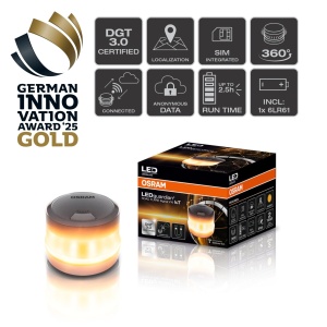 Lampa LED de semnalizare Osram LEDguardian Road Flare V16 IoT, 1900K, 140lm - Img 6