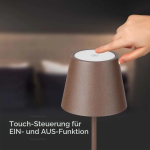 Lampa LED Dimmbara V-TAC VT-7522, 4400 mAh, Culoare Maro, IP54 - Img 3