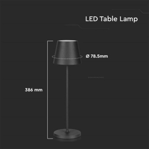 Lampa LED Dimmbara V-TAC VT-7522 Kabelloasa Neagra 4400mAh - Img 6