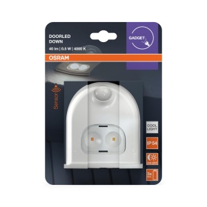 Lampa LED Osram cu senzor de miscare, 40lm, IP54, alba - Img 3