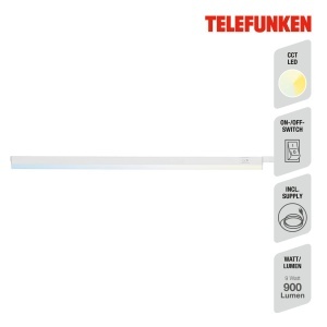 Lampa LED sub blat TELEFUNKEN 58,5 cm, 9W, lumina ajustabila, alba - Img 2