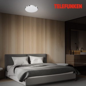Lampa LED TELEFUNKEN cu senzor de miscare, 16W, 1500 Lumen, AlbChrom, 29cm - Img 4