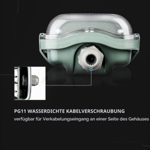 Lampa LED V-TAC 120 CM 36W IP65 cu Chip Samsung, 3400 Lumen, Neutral Alb 4000K - Img 8