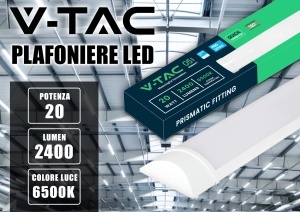 Lampa LED V-TAC 60 CM, 20W, 2050 Lumen, 6400K Alb Rece - Img 2
