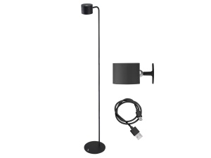 Lampa reglabila BEPER Lumi P201UTP306 reincarcabila cu moduri de iluminare negru