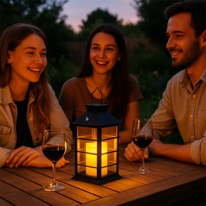 Lampa solara Beper P207ILO303 cu LED, efect flacara, IP44, 8 ore autonomie - Img 8