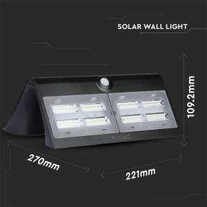 Lampa solara V-TAC VT-767-7-B, 7W, IP65, neagra - Img 3