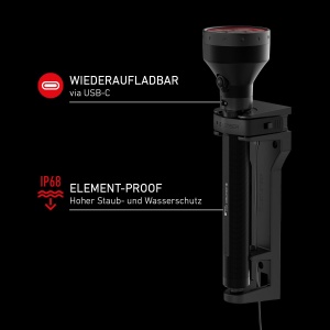 Lanterna LED Ledlenser P21R, 12000 Lumen, 1100m, Reincarcabila - Img 6
