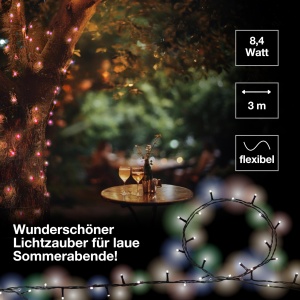 Lanterna LED RGB LEDVANCE cu 200 LED-uri, WiFi, IP44, Sincronizare Muzicala - Img 2
