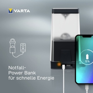 Lanterna LED VARTA Outdoor Ambiance L30RH, 500 Lumen, IPX4, Rechargeabila - Img 5