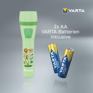 Lanterna pentru copii Varta, design jungla, robusta, cu protectie oculara - Img 7
