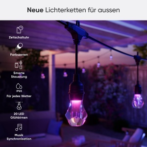 Lanterne LED Exterioare Nanoleaf Essentials Matter, 30M, RGBICW, IP65 - Img 2