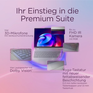 Laptop 2-in-1 Lenovo Yoga 7i 14 OLED Intel Core Ultra 7 16GB RAM 512GB SSD - Img 8