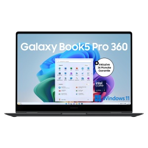 Laptop 2-in-1 Samsung Galaxy Book5 Pro 360, 16GB RAM, 1TB, Gri Moonstone