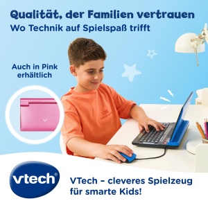 Laptop educational VTech Explorer Pro 164 jocuri, 3 niveluri dificultate, LCD iluminat - Img 6