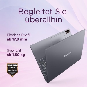 Laptop Lenovo IdeaPad Slim 3 15.3 WUXGA AMD Ryzen 5 512GB SSD 16GB RAM Luna Grau - Img 7
