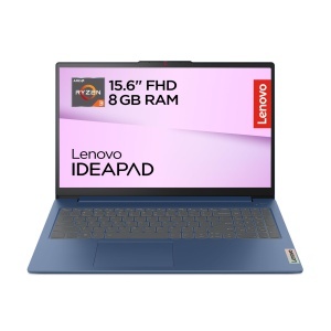 Laptop Lenovo IdeaPad Slim 3 15.6 FHD AMD Ryzen 3 512GB SSD 8GB RAM Albastru Abyss