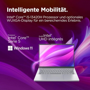 Laptop Lenovo IdeaPad Slim 3i 14 WUXGA Intel Core i5 16GB RAM 512GB SSD Luna Grau - Img 2