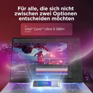 Laptop Lenovo Yoga Pro 9i Aura Edition, 16 3.2K OLED, 32GB RAM, 1TB SSD, Gri - Img 2