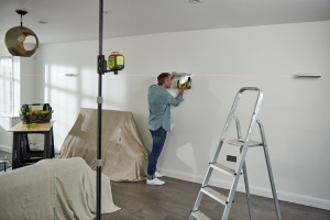 Laser 360 Ryobi RB360RLL, 20 m, auto-nivelare, cu husa si baterii - Img 2