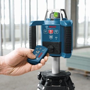 Laser rotativ Bosch Professional GRL 300 HVG Verde 300 m IP54 - Img 4