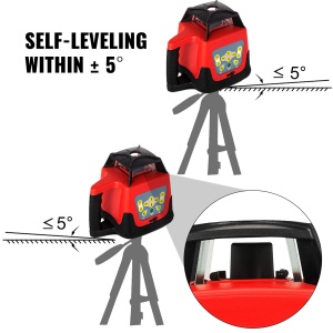 Laser Rotativ VEVOR, Max. 600 m, Auto-Nivelare, Verde, IP54 - Img 5