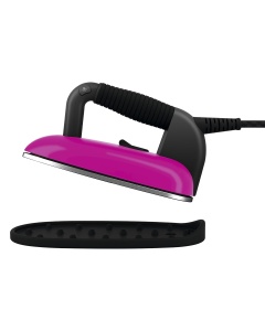 Laurastar Lift Plus Pinky Pop, Statie de calcat 3 in 1 care sifoneaza, calca si curata hainele, Abur igienic, Infasurare automata a cablului, Talpa din aluminiu 3D, Calcare verticala, Detasabil - Img 9