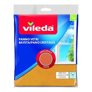 Laveta de fereastra Vileda 119680, multicolora, 20x24 cm, fara urme