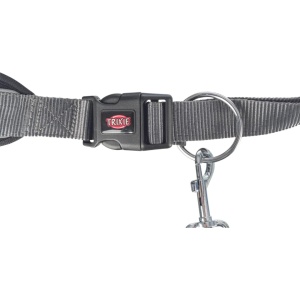 Leash pentru caini TRIXIE cu Bauchgurt M-L, 1,20-1,50 m, 25 mm, grafitnegru - Img 3