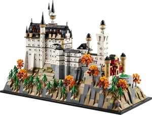 LEGO Architecture Schloss Neuschwanstein 21063 Set de Constructie 3455 Piese Decorativ - Img 9