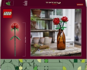 LEGO Botanicals 40460 Set Decorativ Flori Rosii pentru Constructie Compatibil cu Alte Seturi - Img 9