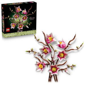LEGO Botanicals Magnolienzweige 11510 Set decorativ cu magnolii artificiale pentru adulti