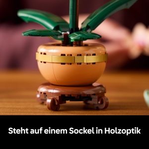 LEGO Botanicals Mini orhidee - Set de flori artificiale - Decoratiuni pentru sufragerie sau birou - Cadou pentru femei si barbati - Plante artificiale - Img 5