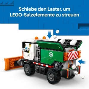 LEGO City 60490 Masina de Deszapezire cu Lama Mobila si Functie de Imprastiere - Img 6