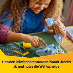 LEGO Creator 31174 Retro Telefon 3-in-1 Set Constructie Creativa pentru Copii 8 - Img 4
