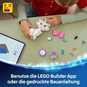 LEGO Disney Aristocats Marie 43286 Figurina Pisica Alba cu Accesorii 369 Piese - Img 6